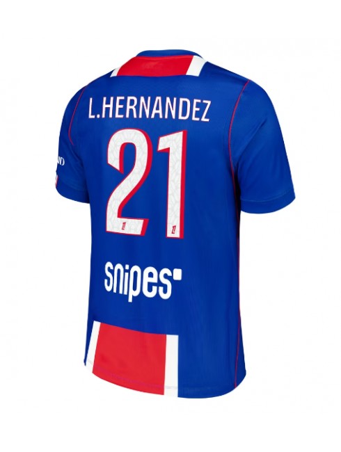 Muži Futbalové oblečenie Paris Saint-Germain Lucas Hernandez #21 2026-27 Krátky Rukáv - Domáci Muži Futbalové oblečenie Paris Saint-Germain Lucas Hernandez #21 2026-27 Krátky Rukáv - Domáci